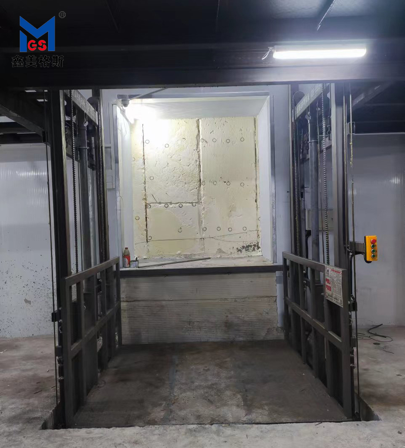 綿陽三臺縣旱鴨子凍制品安裝的導(dǎo)軌式升降機